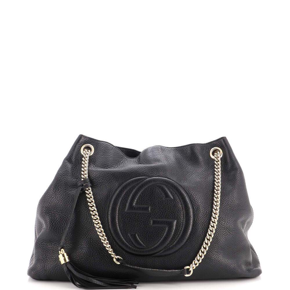 Gucci Large Soho Chain Strap Shoulder Bag Leather